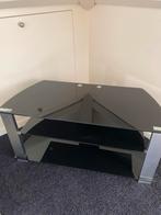 Stijlvol glazen tv meubel, Huis en Inrichting, Kasten | Televisiemeubels, Ophalen, Gebruikt, 50 tot 100 cm, Glas