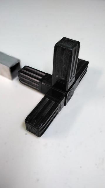 Combi-Tube koppelstukken voor koker 20x20, 89 stuks, €25!! beschikbaar voor biedingen