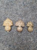 Britse WW1 en WW2 Royal Fusiliers cap collar badges, Ophalen of Verzenden, Landmacht, Engeland, Embleem of Badge