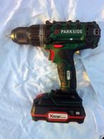 Parkside accuboormachine 45Nm 20V (+accu, lader, bits&boren), Doe-het-zelf en Verbouw, Gereedschap | Boormachines, Variabele snelheid