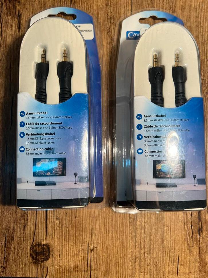 Cavus 3.5mm Audio Kabel - Nieuw in Verpakking!, Audio, Tv en Foto, Audiokabels en Televisiekabels, Nieuw, Overige kabels, Minder dan 2 meter