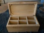 Pukka Houten Theedoos - Nieuw!, Ophalen of Verzenden, Zo goed als nieuw, Overige houtsoorten, Minder dan 50 cm