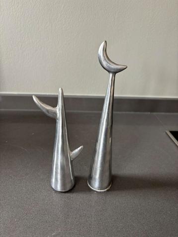 2 Aluminium sculptures Knut & Marianne Hagberg beschikbaar voor biedingen