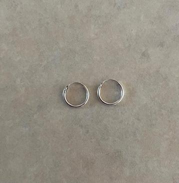 Zilveren (925) Oorringen/Oorbellen/Creolen/Hoops 15 mm. ø beschikbaar voor biedingen