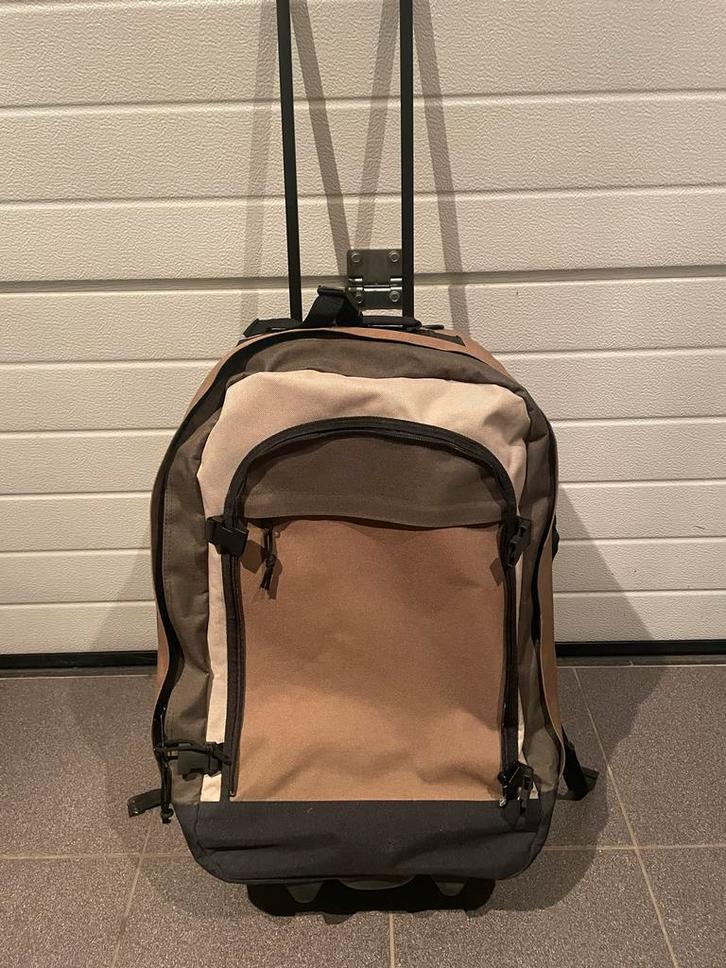 Reistas op wielen - Handig voor onderweg!, Sieraden, Tassen en Uiterlijk, Koffers, Gebruikt, Zacht kunststof, 50 tot 60 cm, 35 tot 45 cm