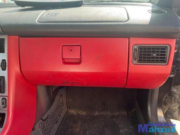 MERCEDES SLK R170 rood handschoenenkastje dashboardla 96-04 beschikbaar voor biedingen