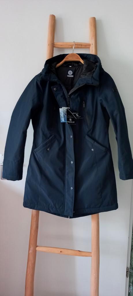 NIEUW!! ADVENTURE LINE DONKERBLAUW MT 38 GEVOERD REGENJAS, Kleding | Dames, Jassen | Winter, Nieuw, Maat 38/40 (M), Blauw, Ophalen of Verzenden