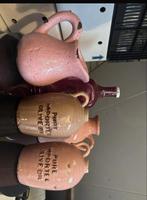 Roze Vazen en Kruiken Set, Huis en Inrichting, Gebruikt, Schaal, Ophalen of Verzenden, Overige vormen