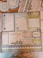 Scrapbook Papier Set - Winter Thema, Ophalen, Nieuw, Papier of Karton, Overige merken