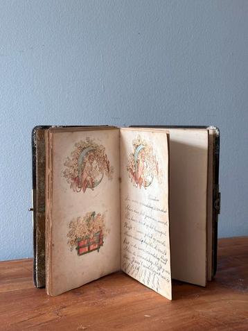 Antiek Poëziealbum uit 1898 beschikbaar voor biedingen