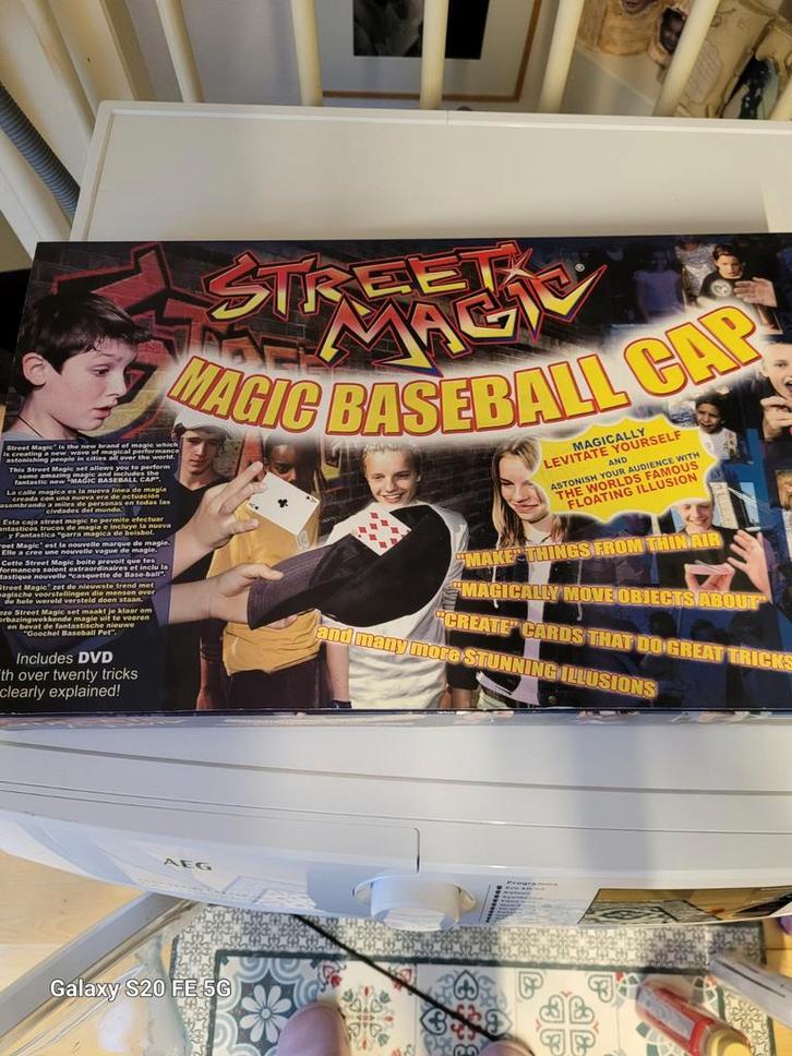 Street Magic Baseball Cap Goocheltrucs Set, Hobby en Vrije tijd, Feestartikelen, Gebruikt, Fopartikel, Overige, Ophalen of Verzenden