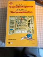 Houten Gereedschapskist - Speelgoed, Ophalen, Zo goed als nieuw, Complete set