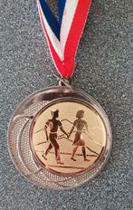 Medaille wandelvierdaagse, doorsnee 7 cm, aan lint, Gebruikt, Ophalen of Verzenden