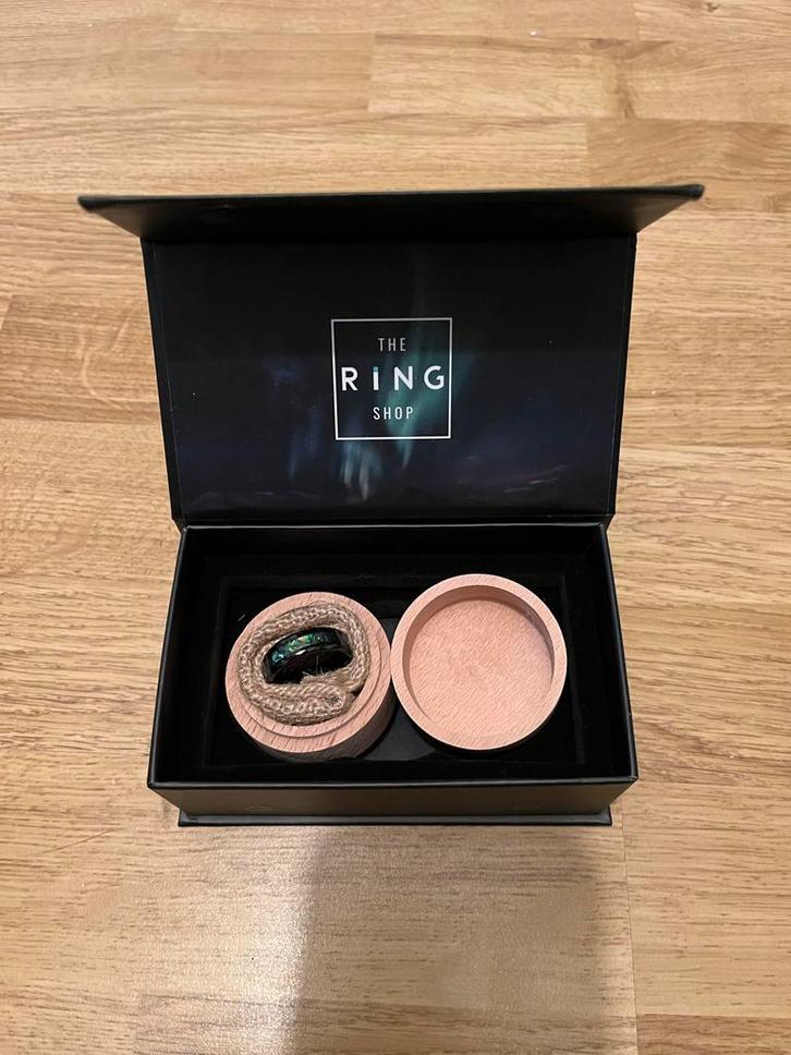 Handgemaakte Parelmoer Ring, Sieraden, Tassen en Uiterlijk, Ringen, Nieuw, Dame of Heer, 20 of groter, Overige kleuren, Overige materialen