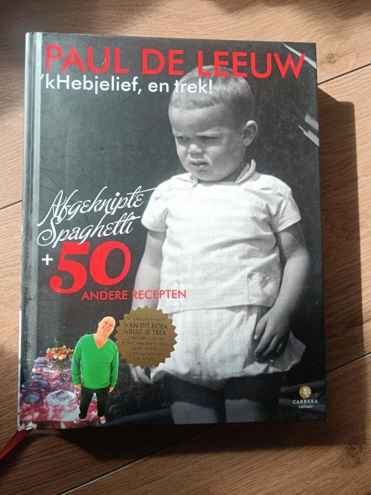 Paul de Leeuw - 'kHebjelief, en trek!, Boeken, Kookboeken, Zo goed als nieuw, Voorgerechten en Soepen, Hoofdgerechten, Tapas, Hapjes en Dim Sum
