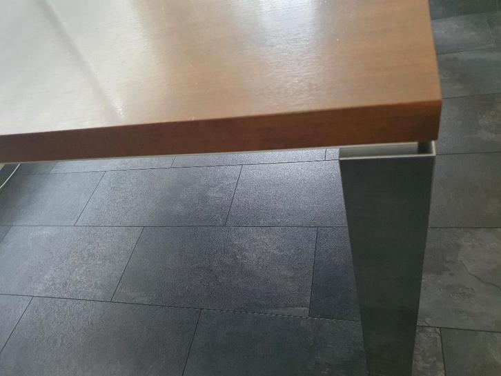 tafel 160 cm bij 160 cm, Huis en Inrichting, Tafels | Eettafels, Zo goed als nieuw, 150 tot 200 cm, 150 tot 200 cm, Vijf personen of meer