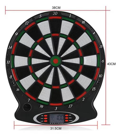 elektronisch dartbord met 6 soft darts, Sport en Fitness, Darts, Zo goed als nieuw, Dartbord met pijlen, Elektronisch, Ophalen of Verzenden