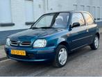 Nissan Micra 1.4 60KW 3D N-cvt 1999 Blauw, Auto's, Nissan, 15 km/l, 74 pk, 31 €/maand, 4 cilinders