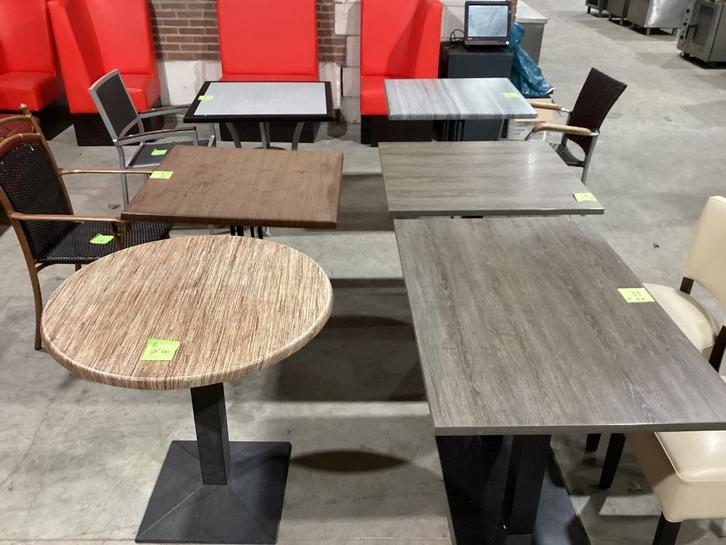 Bistro en Terras tafels diverse, Zakelijke goederen, Horeca | Meubilair en Inrichting, Meubilair, Gebruikt, Ophalen