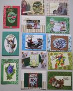 Set 25x zelfgemaakte kerstkaarten / wenskaarten kerst (d), Verzenden, Nieuw, Kerst