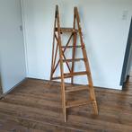 Mooie vintage Schilder Trap 150cm, Ophalen, Gebruikt, Trap, Opvouwbaar of Inschuifbaar