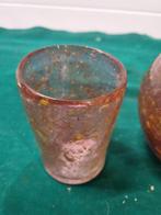 fidrio vazen green bubbles glas, Huis en Inrichting, Woonaccessoires | Vazen, Ophalen of Verzenden, 'T Olde Gre-j, Info@toldegrej.nl