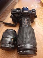 Pentax Super A met 2 lenzen, Ophalen of Verzenden, Gebruikt, Standaardlens, Zoom