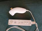 Wii Mote Plus Nunchuck Controller - Wit, Spelcomputers en Games, Gebruikt, Ophalen of Verzenden, Draadloos, Wii-mote of Nunchuck