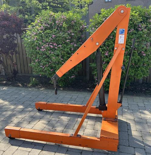Motortakel werkplaatskraan giraffe omcn, Motoren, Accessoires | Koffers en Tassen, Gebruikt, Ophalen