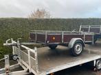 Ongeremde enkelasser aanhanger 222x122cm max massa 750KG, Ophalen, Gebruikt