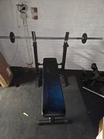 Bankdruk set / halterbank, Ophalen, Gebruikt, Krachtstation, Metaal