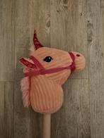 Roze eenhoorn stokpaard met geluid, Ophalen, Staal, Navelpiercing