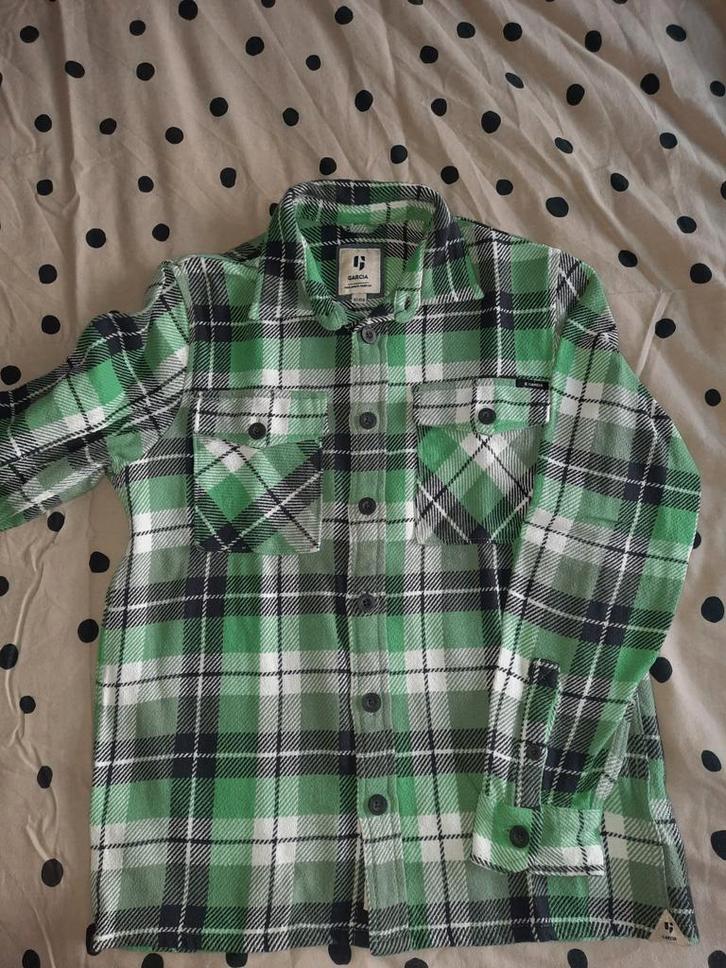 Garcia overhemd 152 158, Kinderen en Baby's, Kinderkleding | Maat 152, Zo goed als nieuw, Jongen, Overhemd of Blouse, Ophalen of Verzenden