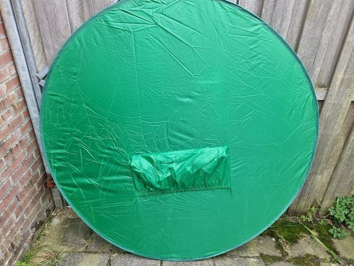 Verplaatsbaar green screen, Audio, Tv en Foto, Fotografie | Fotostudio en Toebehoren, Zo goed als nieuw, Achtergrond, Ophalen of Verzenden