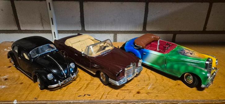 3 Gedetailleerde Modelauto's 1:18, Hobby en Vrije tijd, Modelauto's | 1:18, Maisto, Ophalen of Verzenden