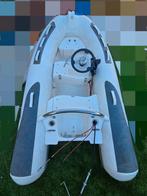 3m RIB rubberboot met stuur en 5pk 4-takt, Watersport en Boten, Rubberboten, Gebruikt, Benzine, Minder dan 70 pk, Overige materialen