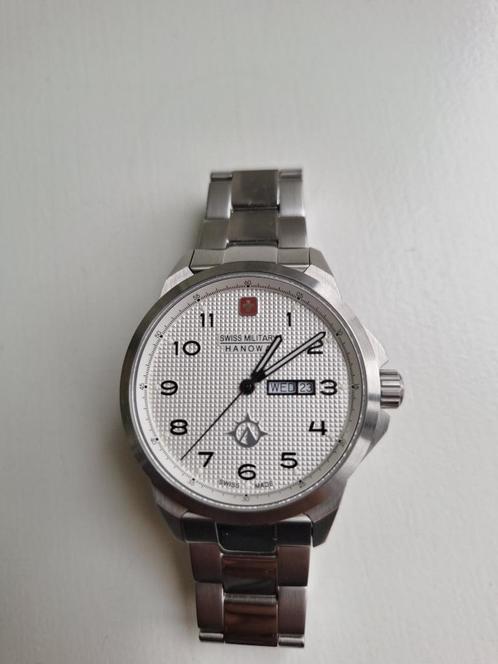 Swiss Military Hanowa Puma wit. Zwitsers horloge., Sieraden, Tassen en Uiterlijk, Horloges | Heren, Zo goed als nieuw, Polshorloge