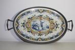 Westraven Delfts dienblad porselein en tin, Ophalen of Verzenden