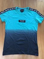 T shirt Cars groen-blauw met antraciet, maat 164, Ophalen of Verzenden, Zo goed als nieuw, Jongen, Shirt of Longsleeve
