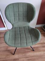 Groene stoel OMG van Zuiver, Huis en Inrichting, Stoelen, Ophalen of Verzenden, Overige kleuren, Stof, Eén