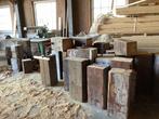 Sokkels, Palen, bijzettafel, lampvoet uit oud gebruikt hout, Huis en Inrichting, Ophalen, Gebruikt, Hout, Landelijk en rustiek