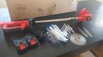 Mutifunctionele accustrimmer, 21V Li-on 2 x accu en messen, Ophalen of Verzenden, Nieuw, 30 tot 50 cm, Accu