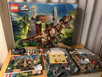 Lego Jurassic World - 75936 - T. rex chaos (2019) beschikbaar voor biedingen