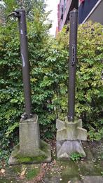 draaipoort (155 breed)  Met palen, Tuin en Terras, Ophalen, Gebruikt, Staal, 150 tot 200 cm