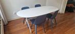 Eettafel met 4 stoelen. Ikea, Huis en Inrichting, Tafels | Eettafels, Ophalen, Rechthoekig, 50 tot 100 cm