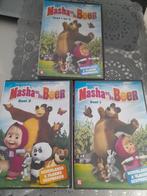 3 dvd's masha en de beer, Alle leeftijden, Ophalen of Verzenden, Gebruikt, Film