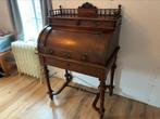 Prachtige antieke cilinderbureau secretaire, Ophalen of Verzenden, Gebruikt