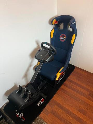 Redbull Racestoel, Logitech G29 stuur, pedalen en ondermat beschikbaar voor biedingen