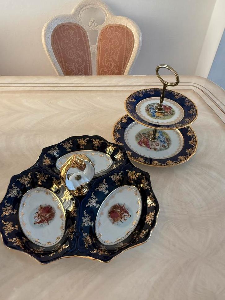 Luxe porseleinen serveerschalen, Antiek en Kunst, Antiek | Servies los, Ophalen