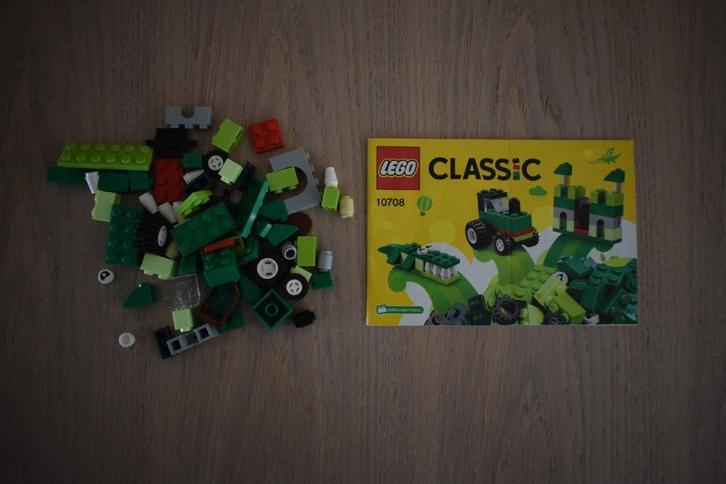 Lego Classic groene creatieve doos 10708, Kinderen en Baby's, Speelgoed | Duplo en Lego, Zo goed als nieuw, Lego, Complete set
